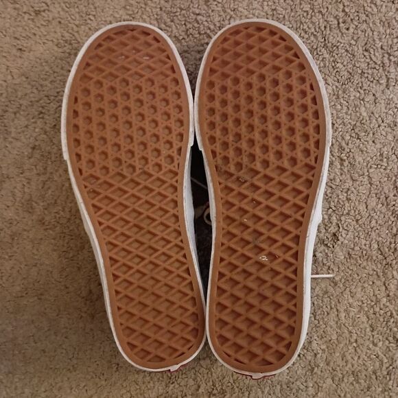 Vans Marvel x Authentic Marvel Heads White Shoes Women's Size 8 PRE-OWNED - Picture 6 of 6